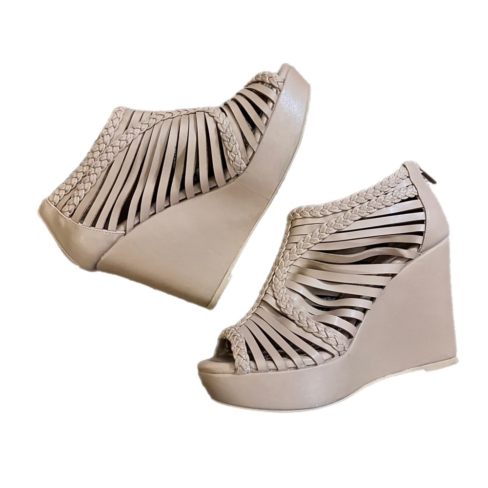 Torrid - Nude high heeled wedges
